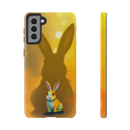 Samsung Galaxy S21 Plus / Glossy Phone Case - Shadow Rabbit Design Phone Case
