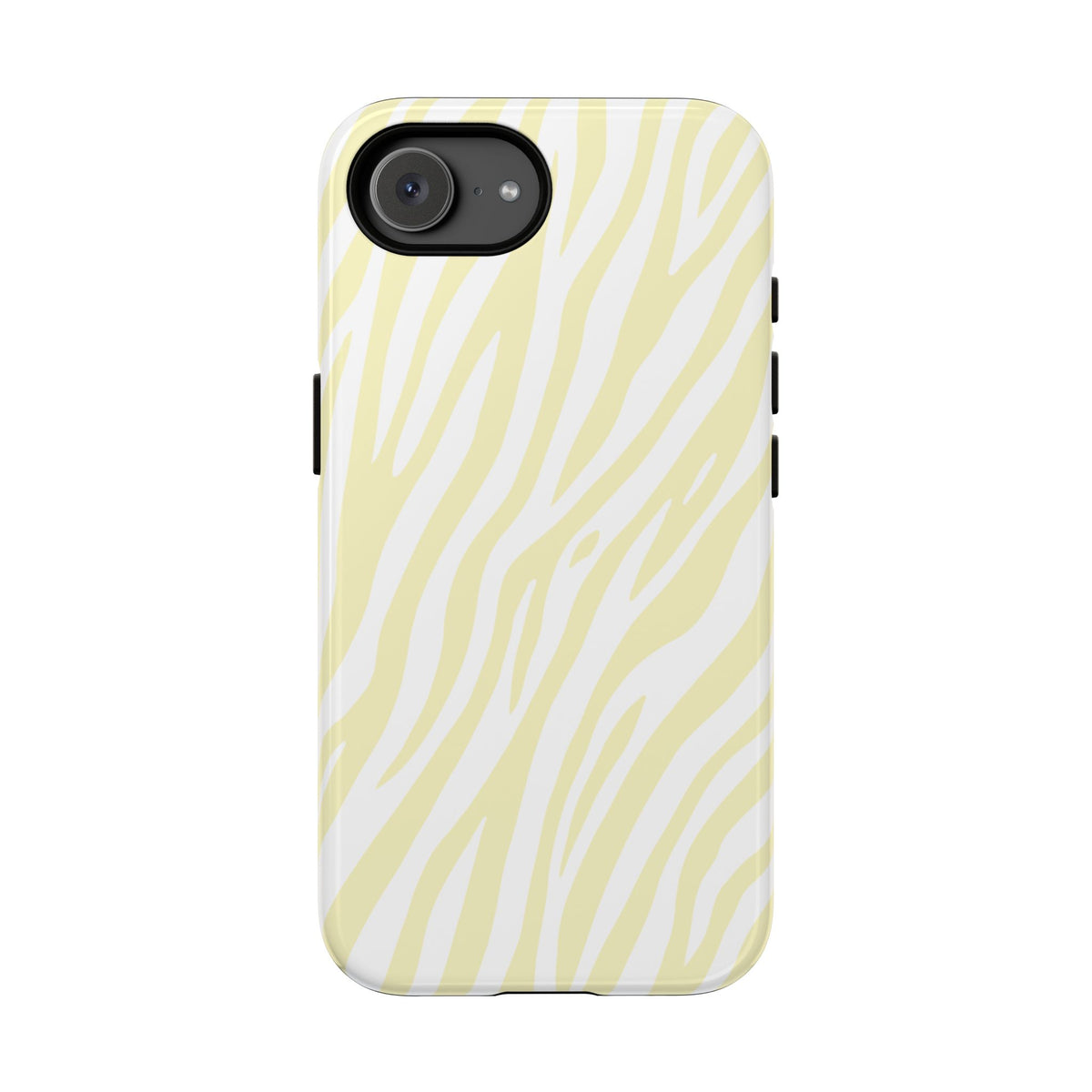 Buttercream Tiger Print Phone Case - Yellow Phone Case - iPhone 17e / Glossy