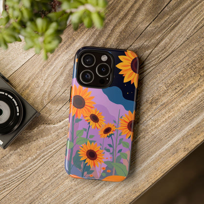Surreal Sunflower Design Phone Case