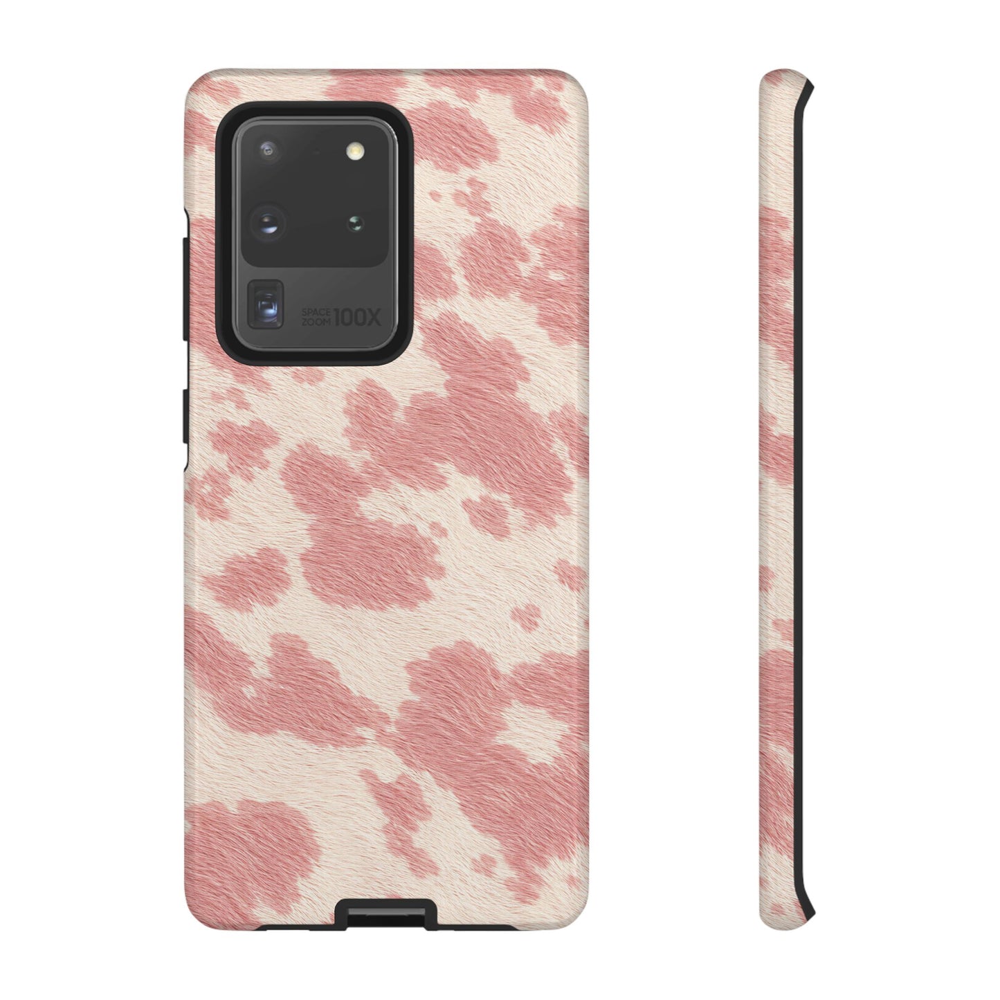 Pretty Blush Cow Print Phone Case