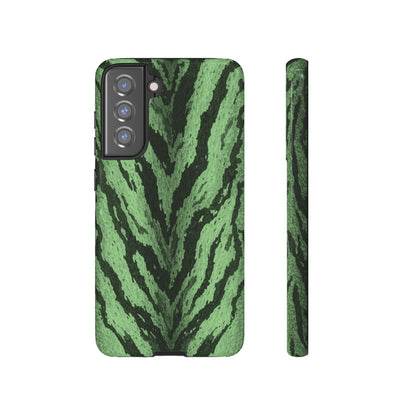 Sage Tiger Print Phone Case