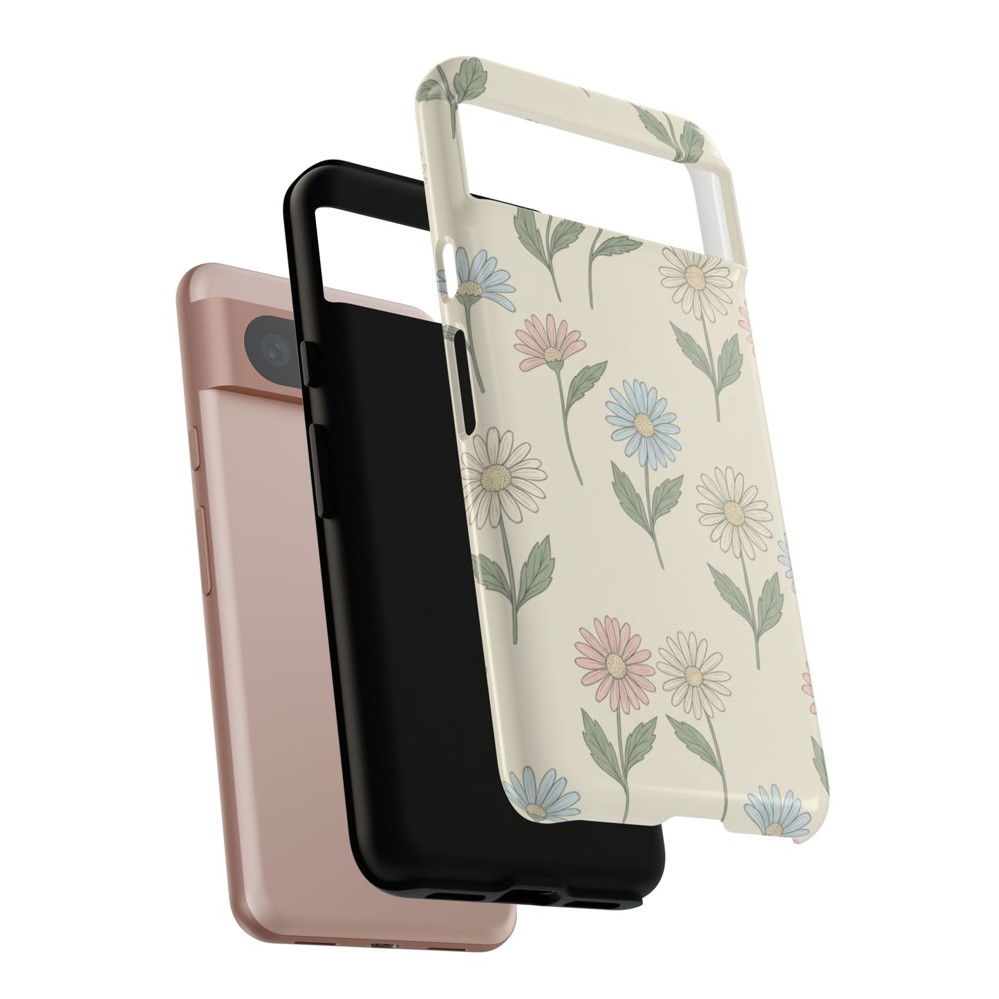 Pretty Pastel Daisy Pattern Phone Case