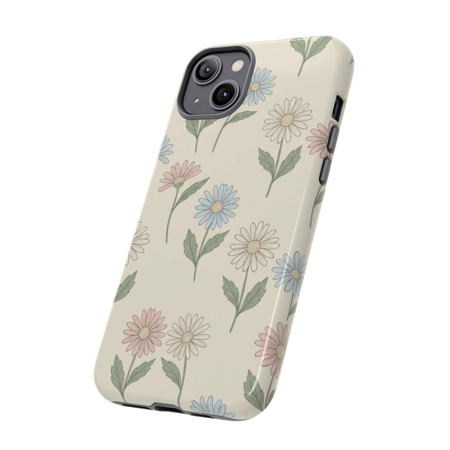 Pretty Pastel Daisy Pattern Phone Case