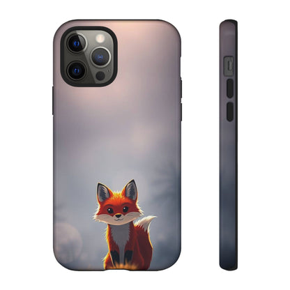 Cute Gothic Fox Design Phone Case - Multicolor Phone Case - iPhone 12 Pro / Glossy