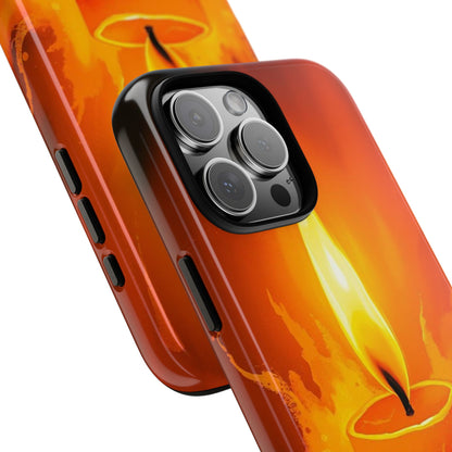 Red Candle Phone Case - Multicolor Phone Case