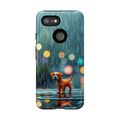 Origami 'Soggy Dog' Design Phone Case