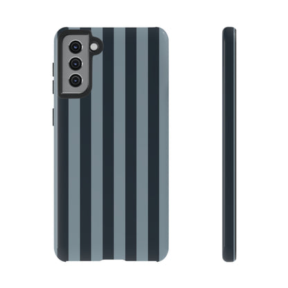 Samsung Galaxy S21 Plus / Glossy Phone Case - ’Dark Blue Stripe Pattern’ Phone Case