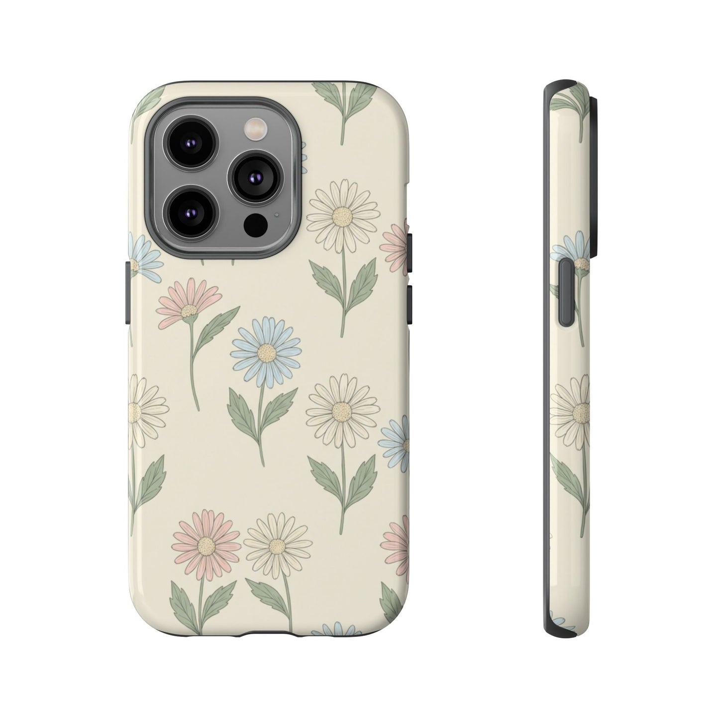 Pretty Pastel Daisy Pattern Phone Case