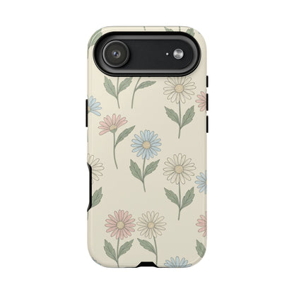 Pretty Pastel Daisy Pattern Phone Case