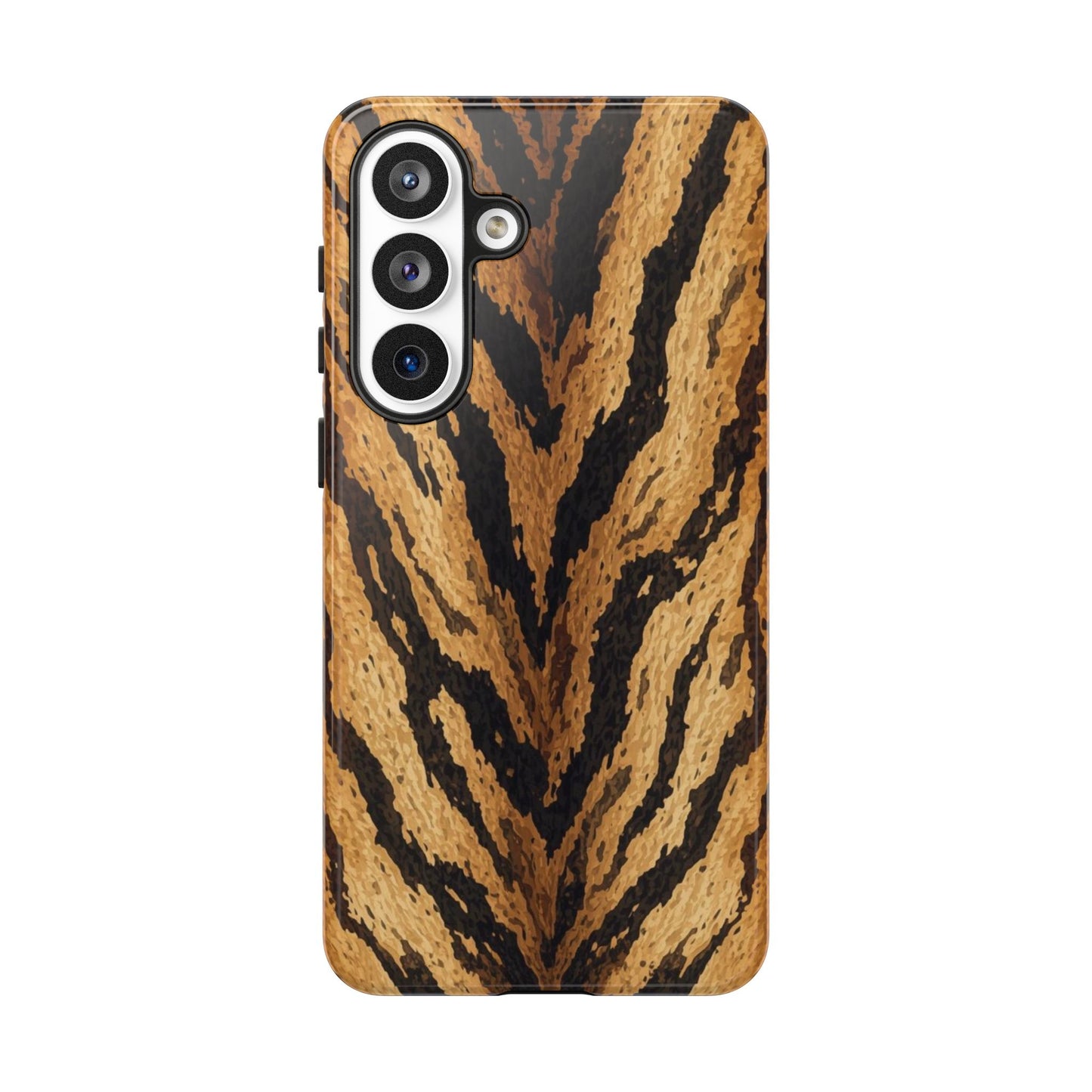 Amber Tiger Print Phone Case