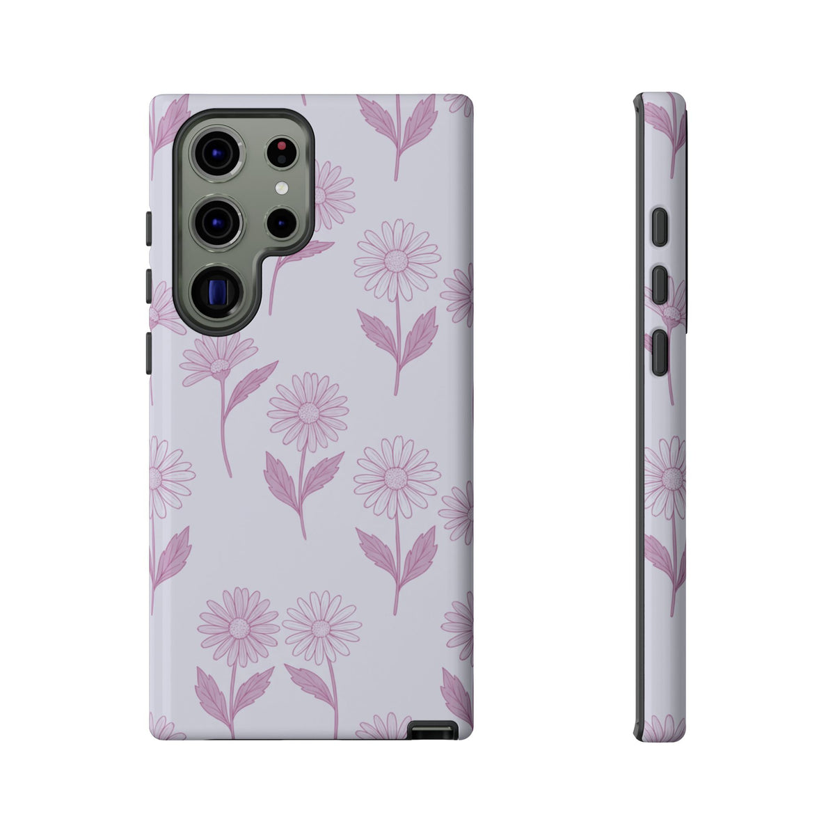 Pretty Lilac Daisy Pattern Phone Case