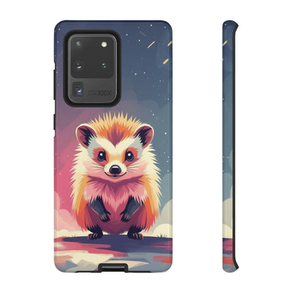 Samsung Galaxy S20 Ultra / Glossy Phone Case - Stylised Hedgehog Design Phone Case