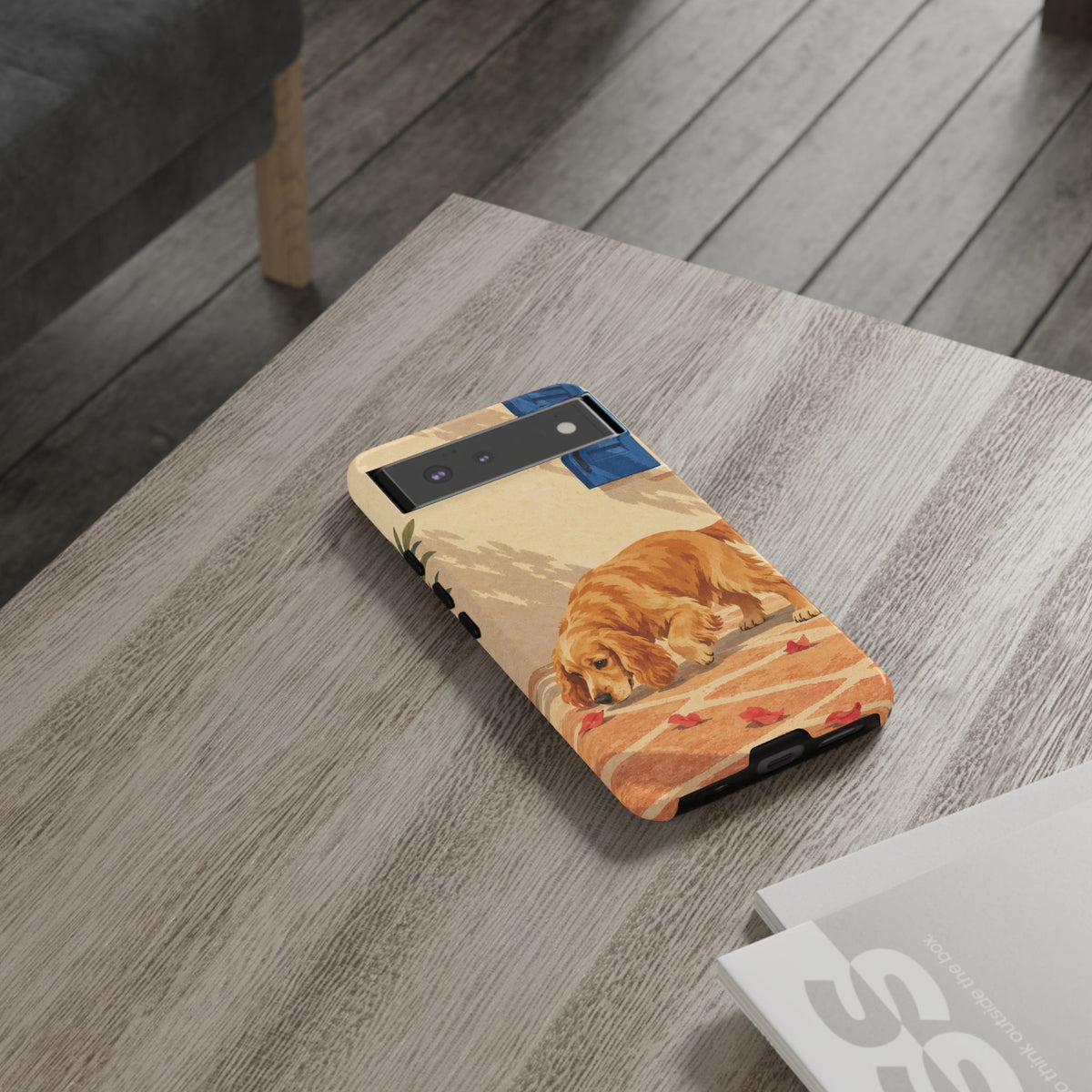 Cocker Spaniel Scent Trail Phone Case - Multicolor Phone Case
