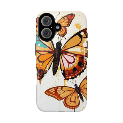 Abstract Butterflies Design Phone Case - Multicolor Phone Case - iPhone 16 / Glossy
