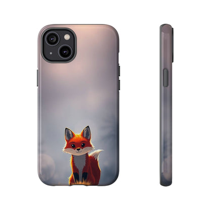Cute Gothic Fox Design Phone Case - Multicolor Phone Case - iPhone 14 Plus / Glossy