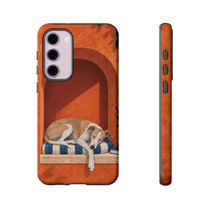 Whippet Siesta Nook Phone Case - Multicolor Phone Case - Samsung Galaxy S23 Plus / Glossy