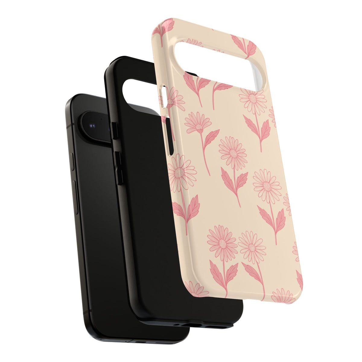 Pretty Pink Daisy Pattern Phone Case