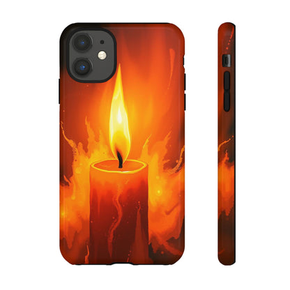 iPhone 11 / Glossy Phone Case - Red Candle Phone Case