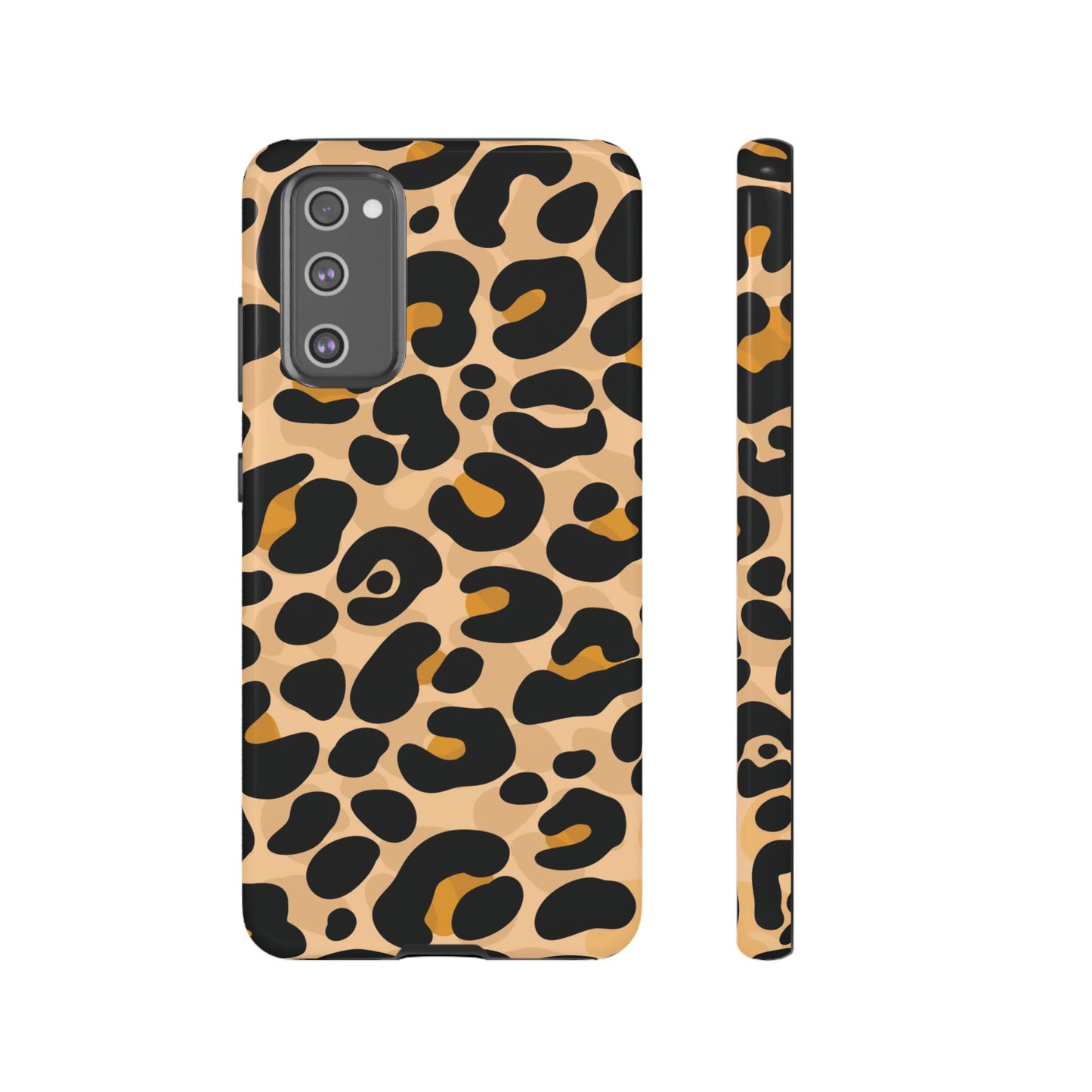 Stylish Mocha Leopard Print Phone Case