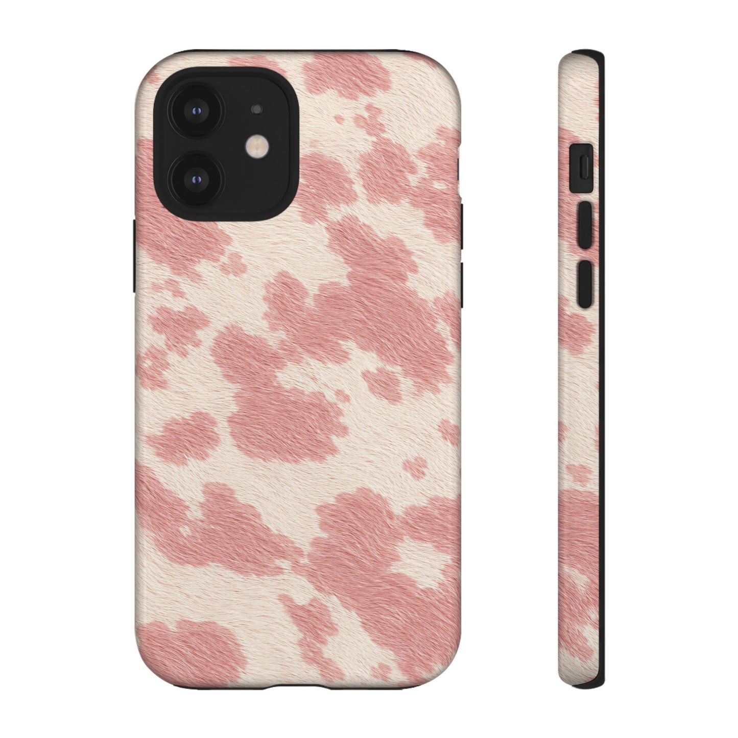 Pretty Blush Cow Print Phone Case