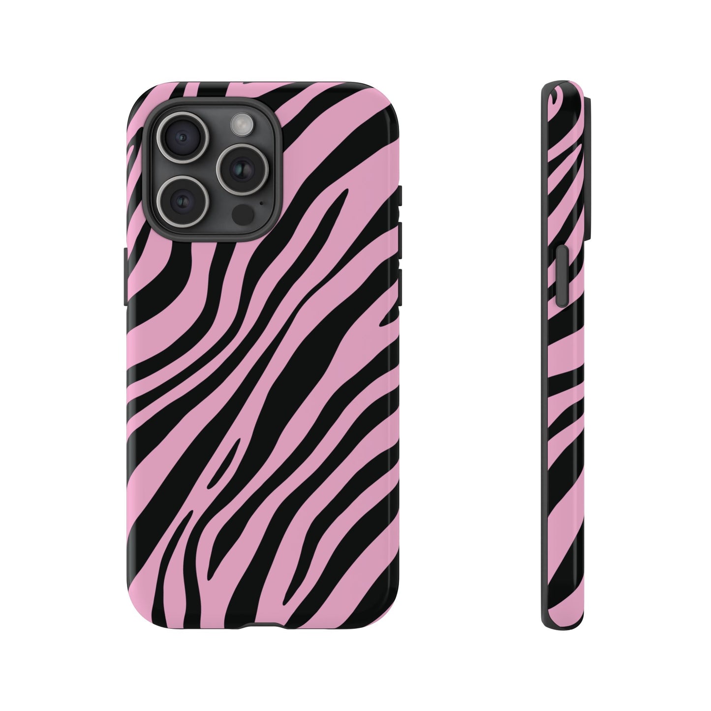 Modern Blush Zebra Print Phone Case