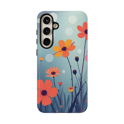 Samsung Galaxy S24 Plus / Glossy Phone Case - Vibrant Wildflowers Design Phone Case