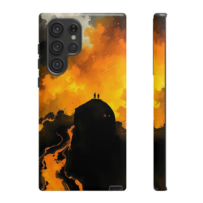 Samsung Galaxy S22 Ultra / Glossy Phone Case - Gothic Watercolour Scene Phone Case