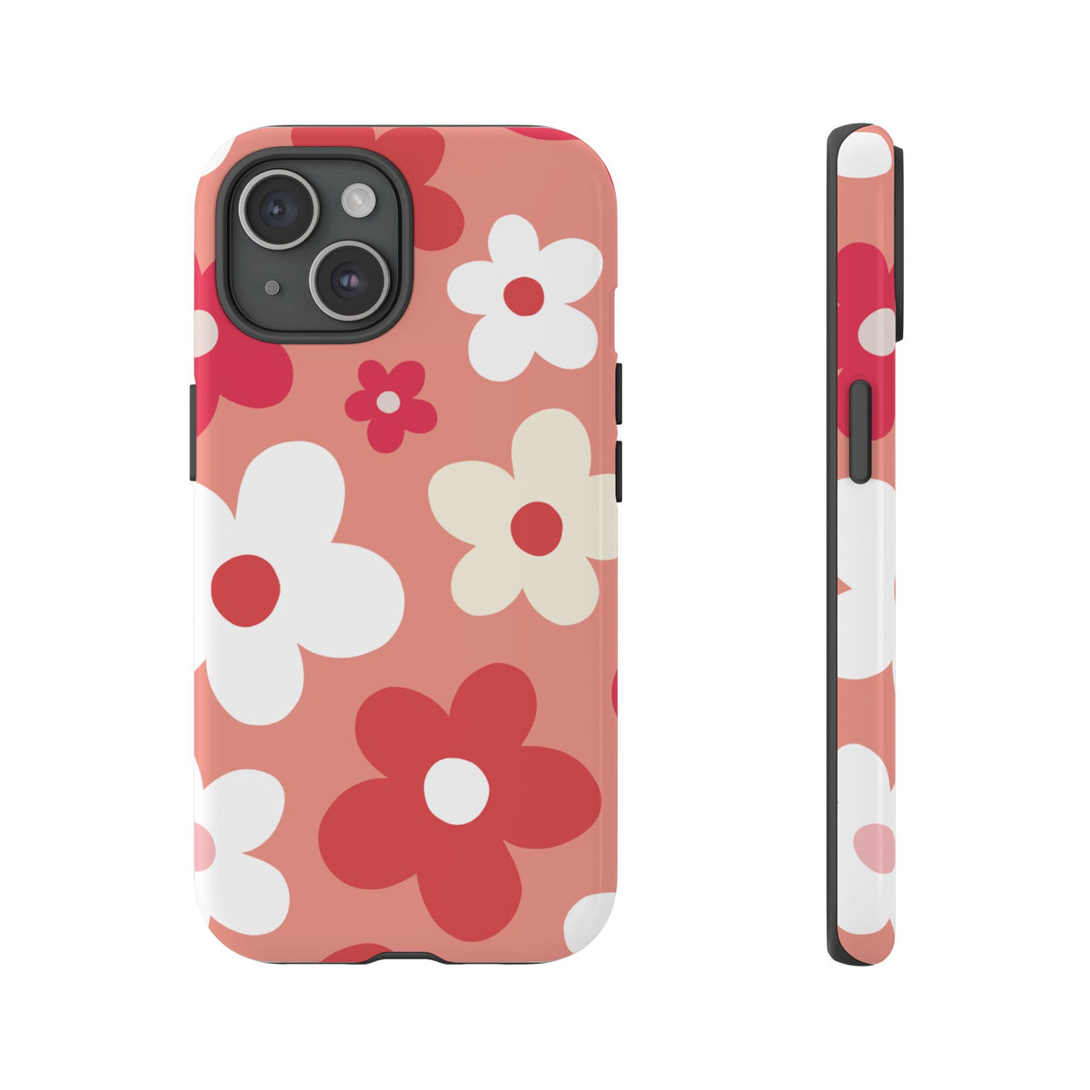 Cute Pink Daisy Pattern #1 Phone Case - Pink Phone Case - iPhone 15 / Glossy