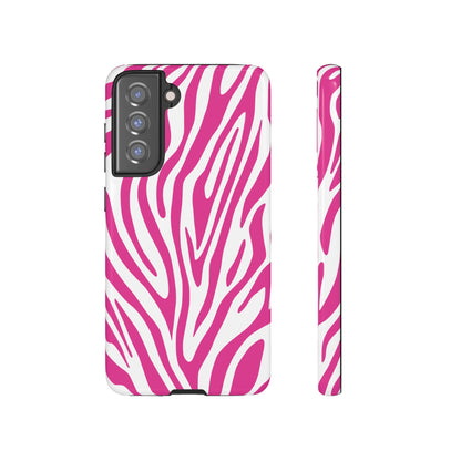 Graphic Hot Pink Tiger Print Phone Case
