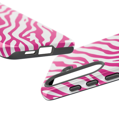 Stylish Hot Pink Zebra Print Phone Case