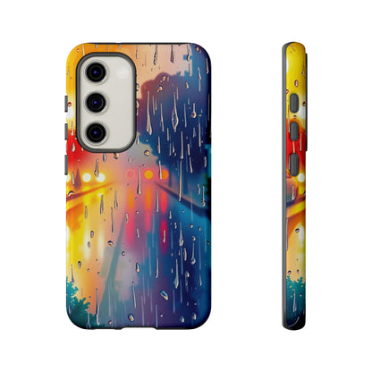 Electric Rain Watercolour Design Phone Case - Multicolor Phone Case - Samsung Galaxy S23 / Glossy