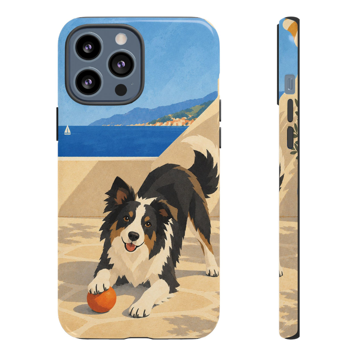 Border Collie One More Throw Phone Case - Multicolor Phone Case - iPhone 13 Pro Max / Glossy