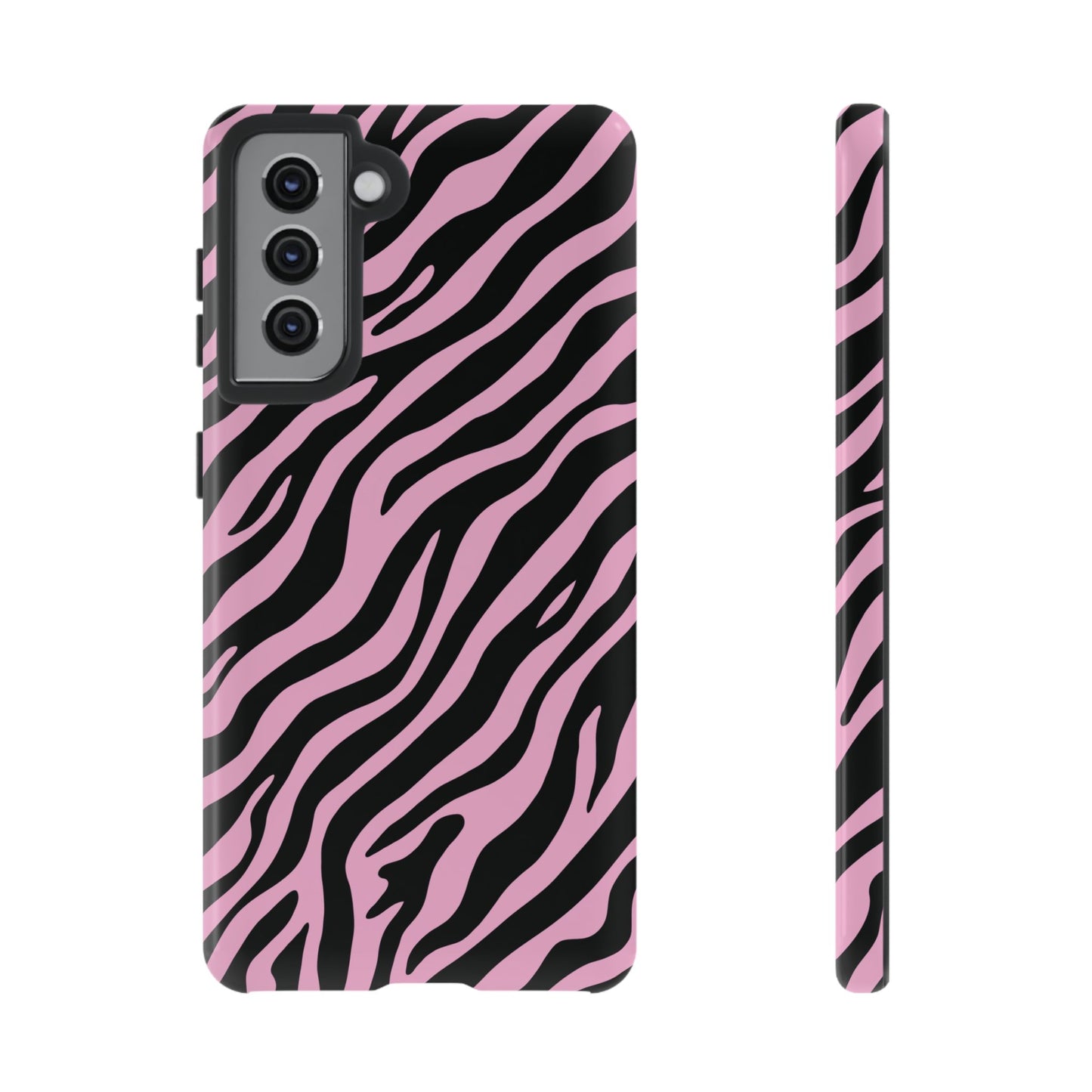 Stylish Blush Zebra Print Phone Case