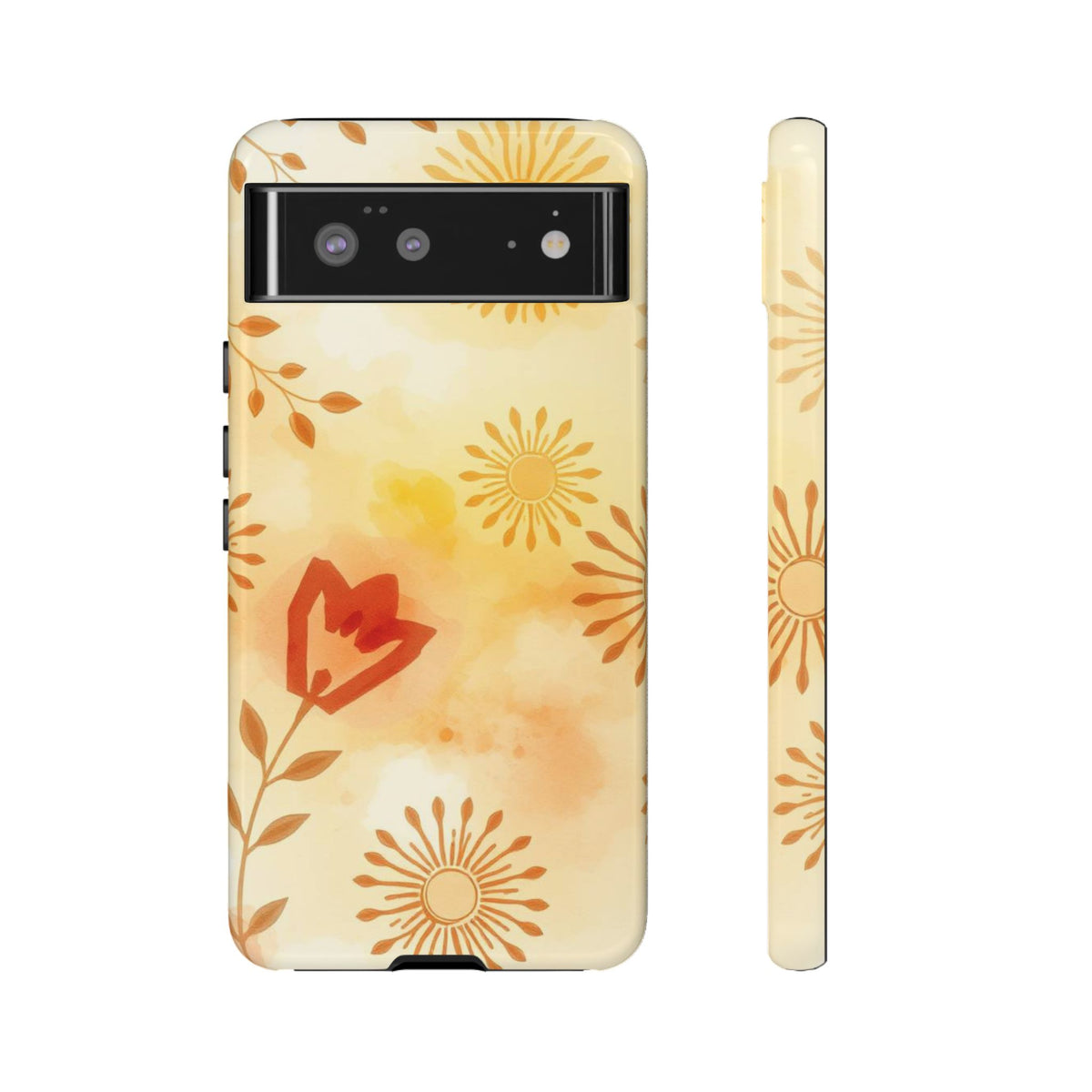Boho Chic Watercolour Pattern Phone Case - Multicolor Phone Case - Google Pixel 6 / Glossy