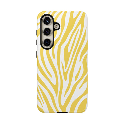 Graphic Yellow Tiger Print Phone Case