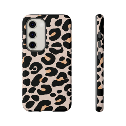 Elegant Peach Leopard Print Phone Case