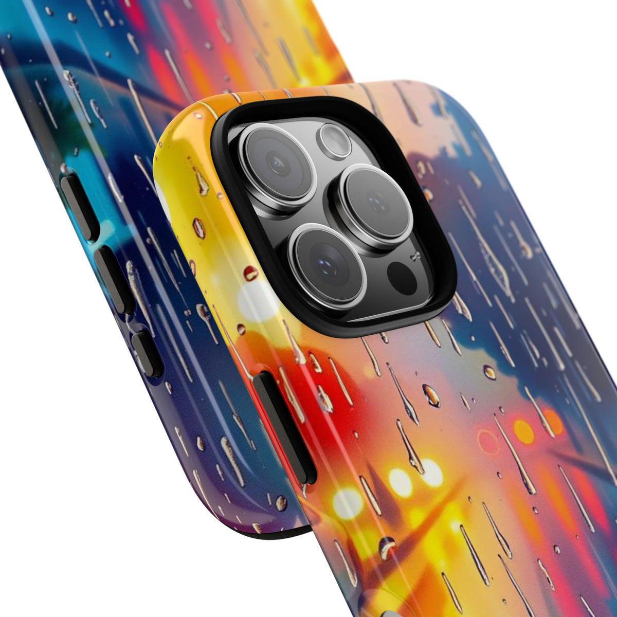 Electric Rain Watercolour Design Phone Case - Multicolor Phone Case