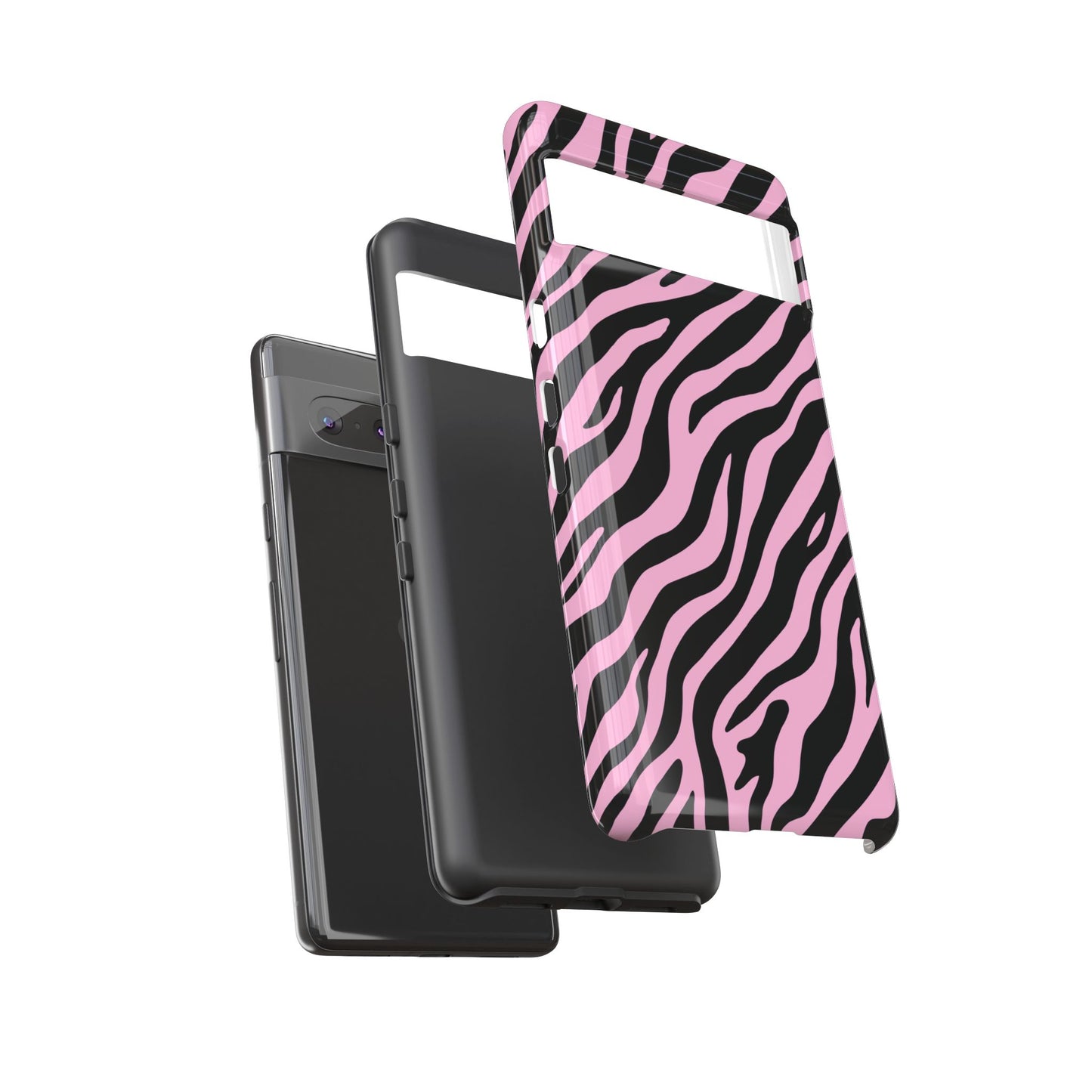 Stylish Blush Zebra Print Phone Case