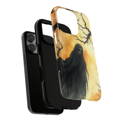 Phone Case - Watercolour Gothic Deathly Woman Phone Case