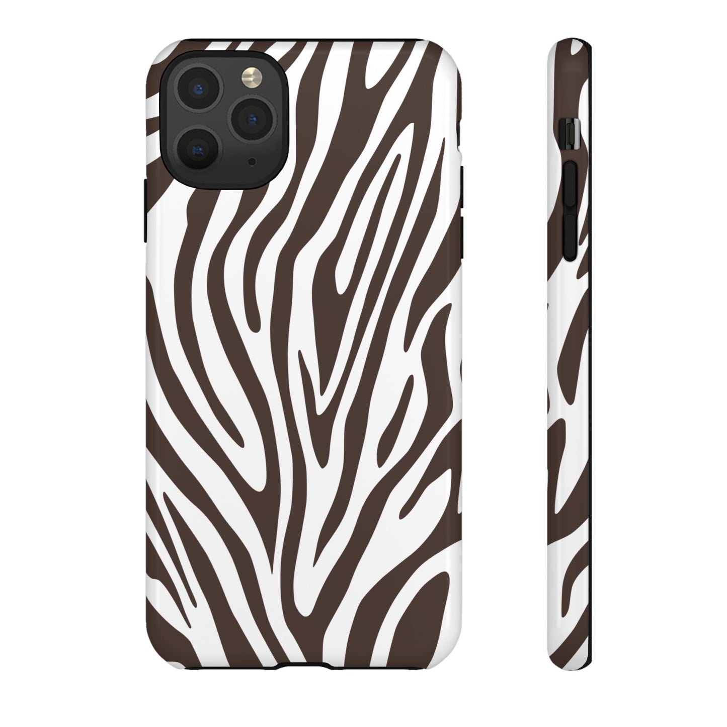 Graphic Brown Tiger Print Phone Case