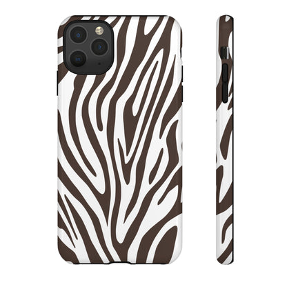 Graphic Brown Tiger Print Phone Case
