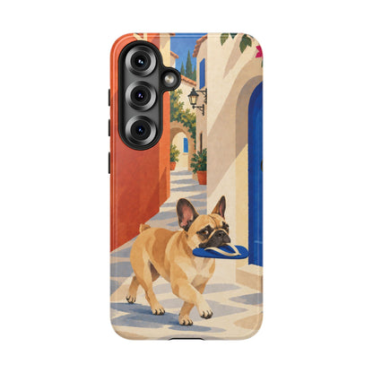 French Bulldog Quiet Lane Phone Case - Multicolor Phone Case - Samsung Galaxy S25 / Glossy