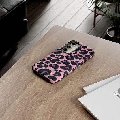 Pretty Pink & Lavender Leopard Print