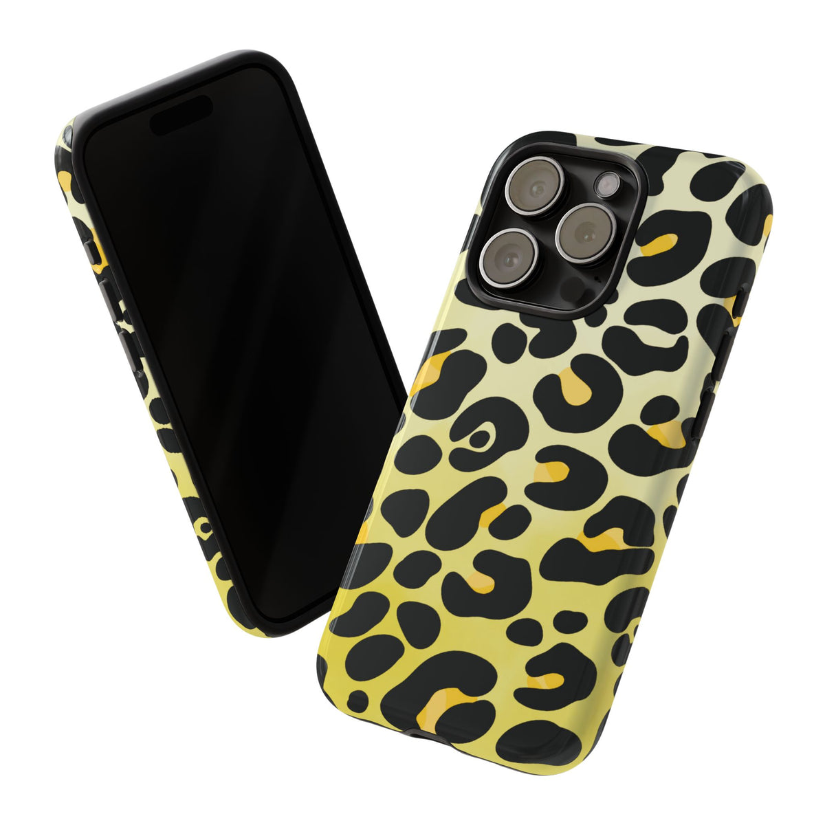 Classic Golden Leopard Print Phone Case - Yellow Phone Case