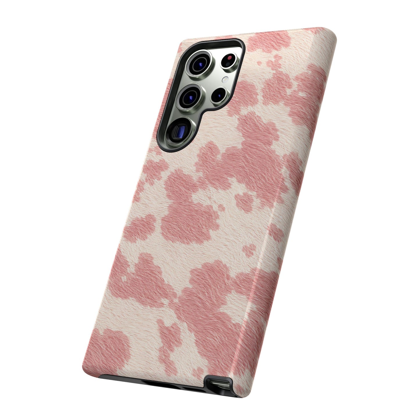 Pretty Blush Cow Print Phone Case