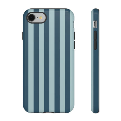 iPhone 8 / Glossy Phone Case - ’Blue Stripe Pattern’ Phone Case