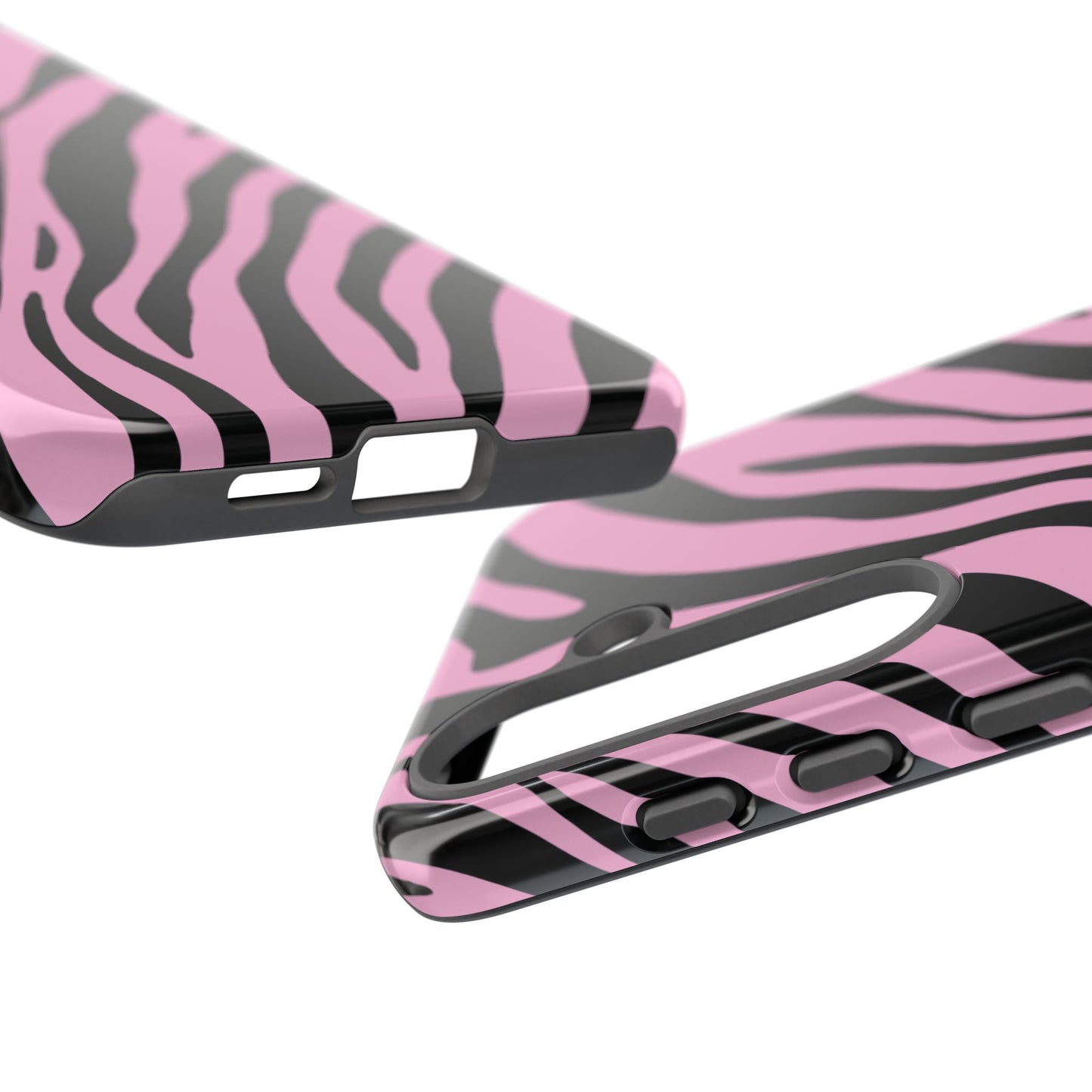 Modern Blush Zebra Print Phone Case