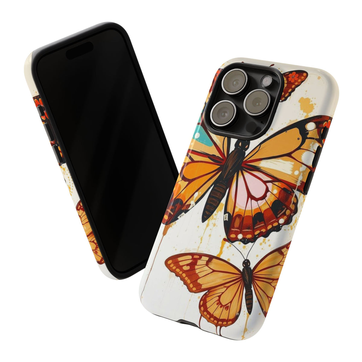 Abstract Butterflies Design Phone Case - Multicolor Phone Case