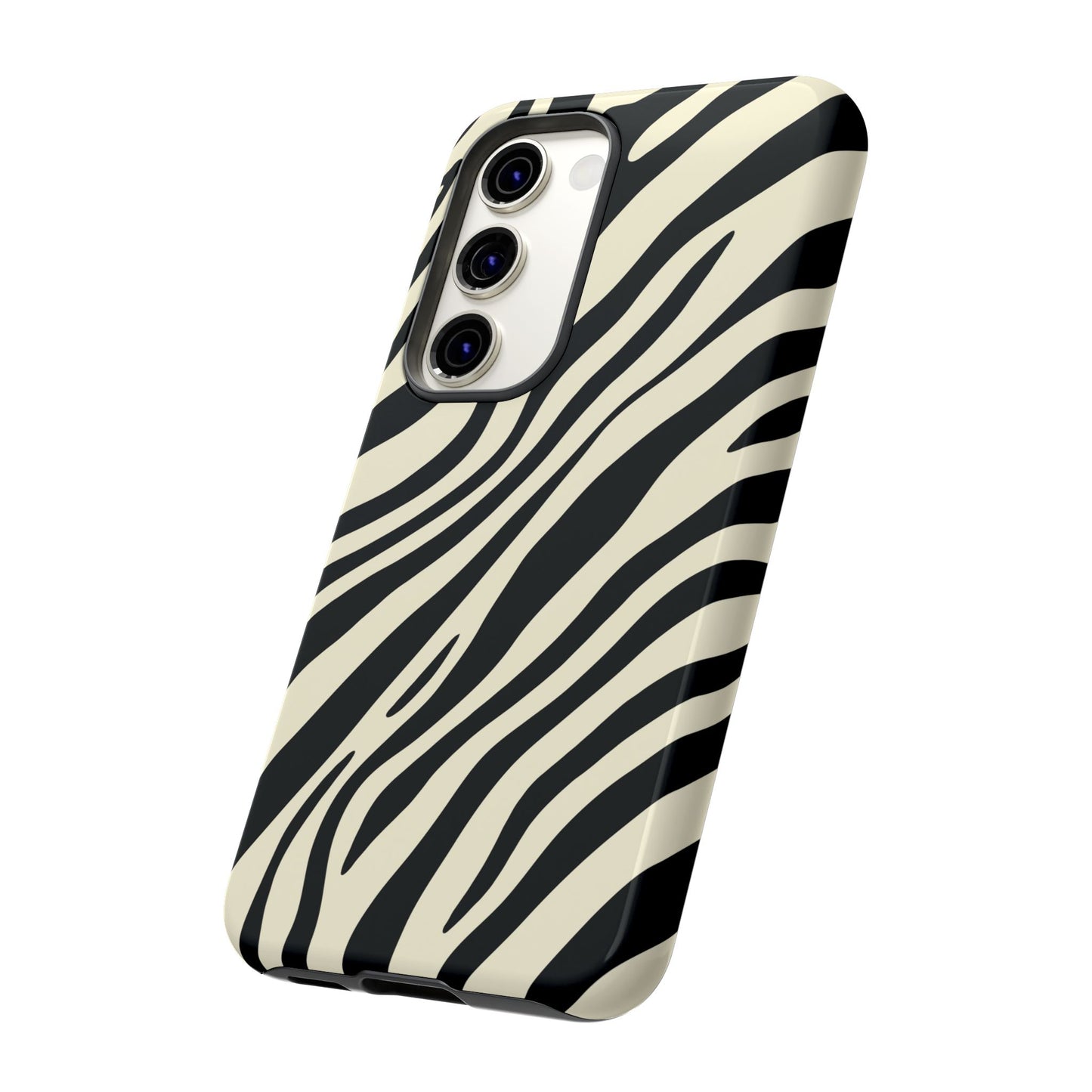 Modern Neutral Zebra Print Phone Case