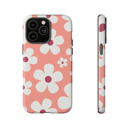 Cute Pink Daisy Pattern #2 Phone Case - Pink Phone Case - iPhone 14 Pro Max / Glossy